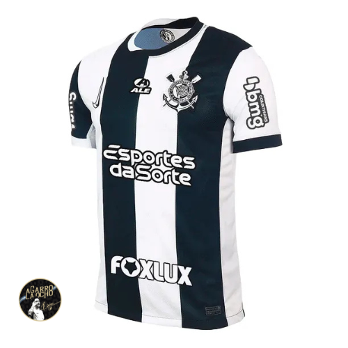 Camisa Corinthians Third 24/25 - Preta e Branca