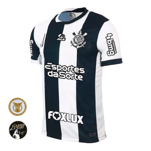 Camisa Corinthians Third 24/25 - Preta e Branca