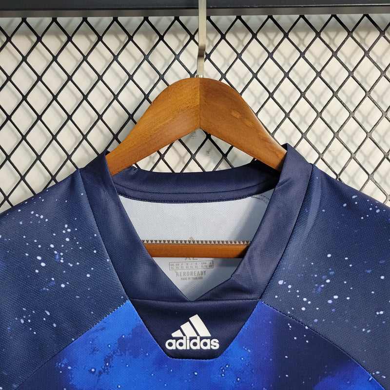 Camisa Real Madrid Galáticos 18/19 Retrô - Azul