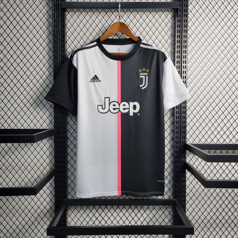 Camisa Juventus Home 19/20 Retrô - Preta