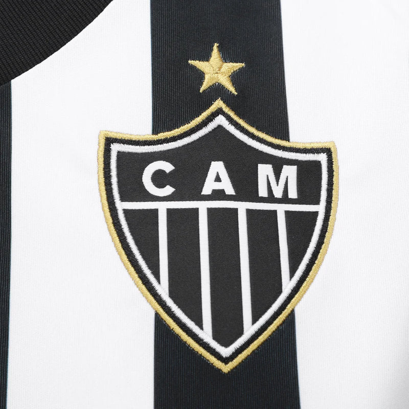 Camisa Atletico Mineiro Home 25/26 - Preta e Branca