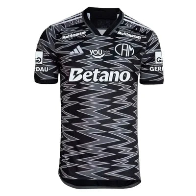 Camisa Atlético Mineiro Third 24/25 - Preta - C/ Patrocínio