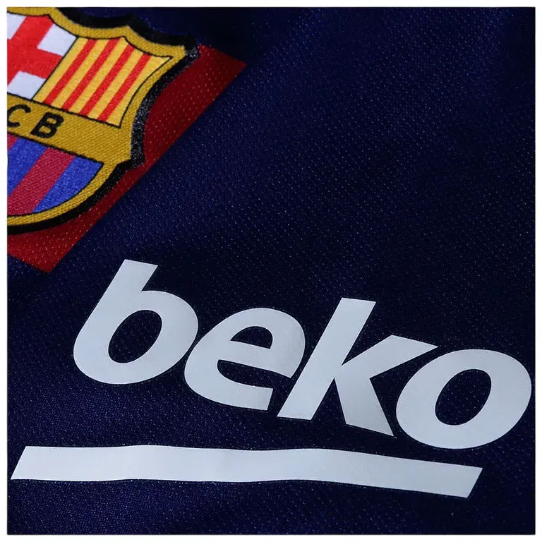 Camisa Barcelona Home 15/16 Retrô - Azul e Vermelha