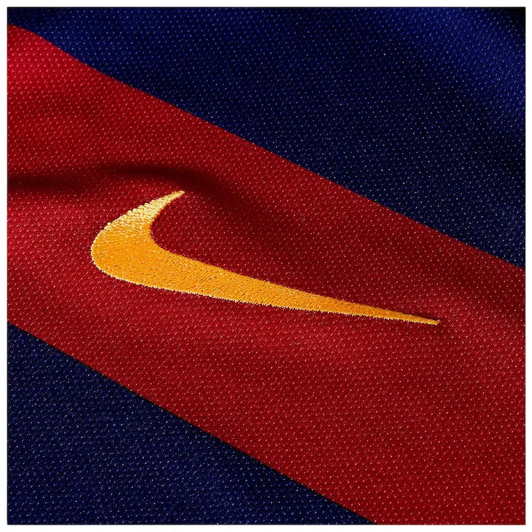 Camisa Barcelona Home 15/16 Retrô - Azul e Vermelha