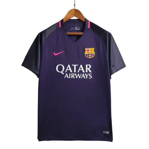 Camisa Barcelona Away 16/17 Retrô - Roxa