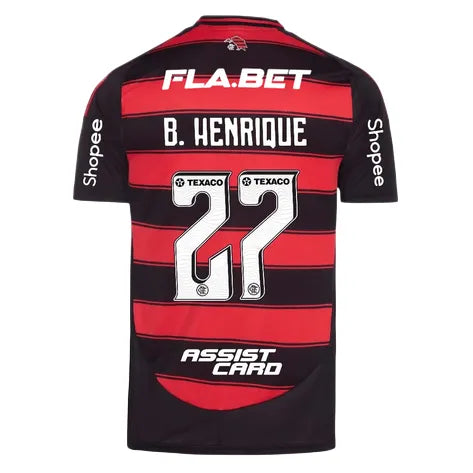 Camisa CRF Home 25/26 - Preta e Vermelha