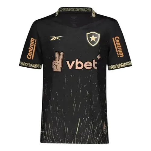 Camisa Botafogo Away 24/25 - Preta - C/ Patrocínio vBet