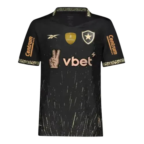 Camisa Botafogo Away 24/25 - Preta - C/ Patrocínio vBet