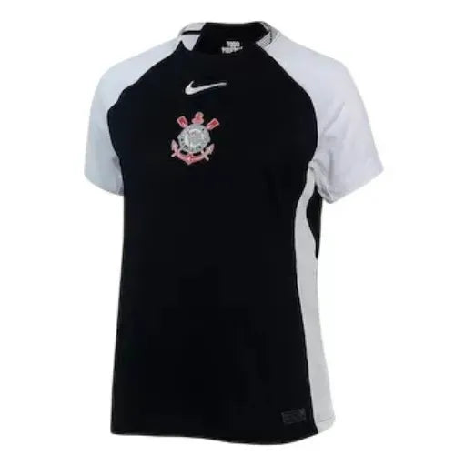 Camisa Corinthians Feminina Away 25/26 - Preta
