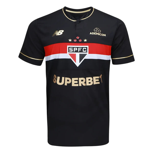Camisa São Paulo Third 25/26 Jogador - Preta