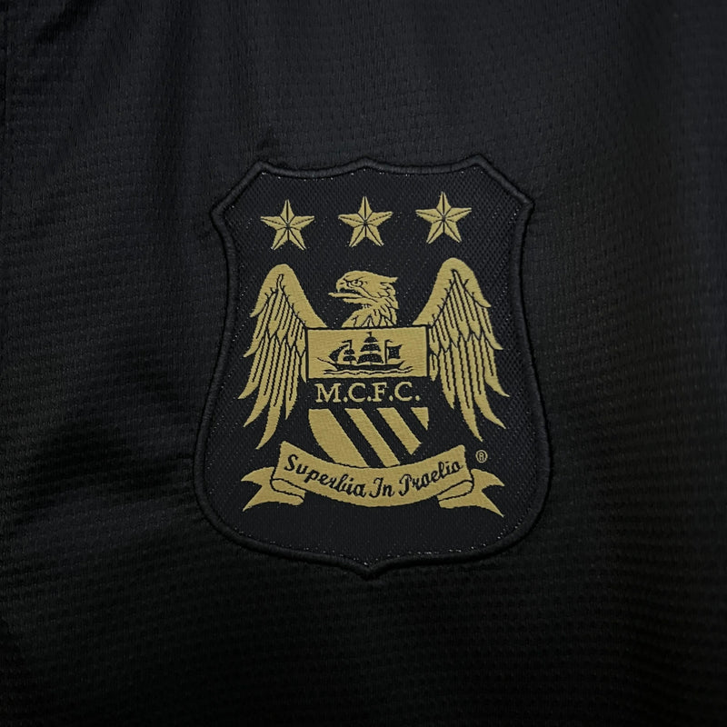 Camisa Manchester City Away 13/14 Retrô - Preta