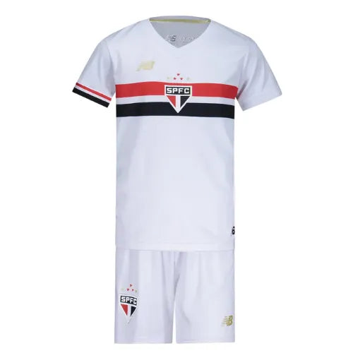 Conjunto Infantil São Paulo I 25/26 - Branco