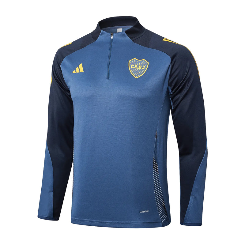 Conjunto Agasalho Treino Boca Juniors 24/25 - Azul Escuro