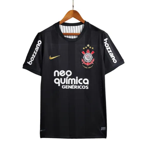 Camisa Corinthians Away 2010 Retrô - Preta