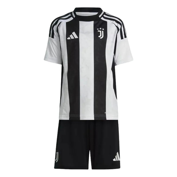 Conjunto Infantil Juventus I 24/25 - Branco e Preto