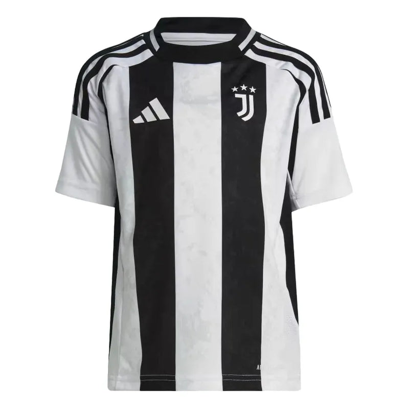 Conjunto Infantil Juventus I 24/25 - Branco e Preto