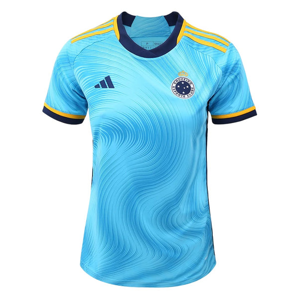 Camisa Cruzeiro Feminina Third 23/24 - Azul