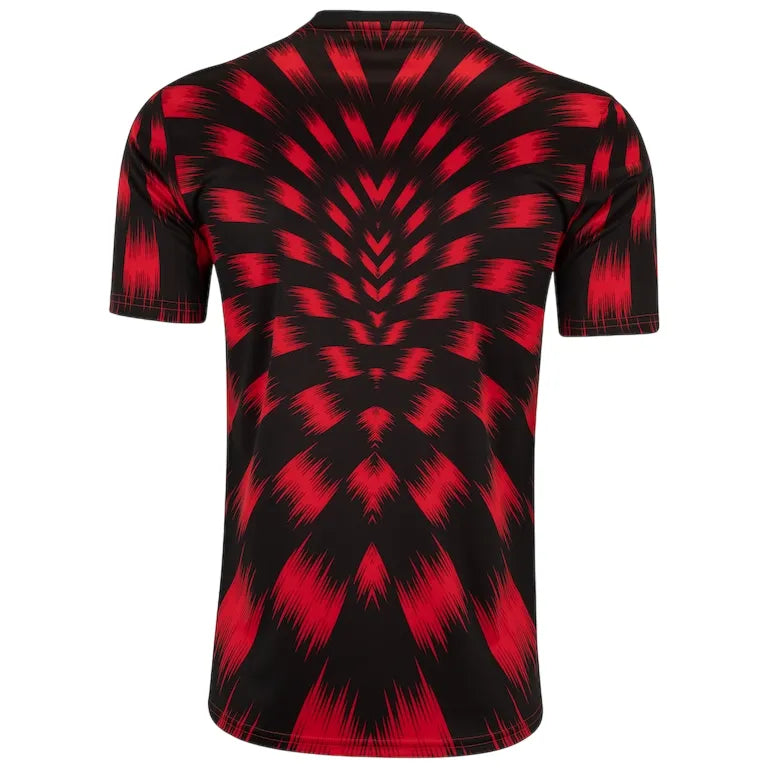 Camisa CRF Pré Jogo 25/26 - Preto e Vermelho