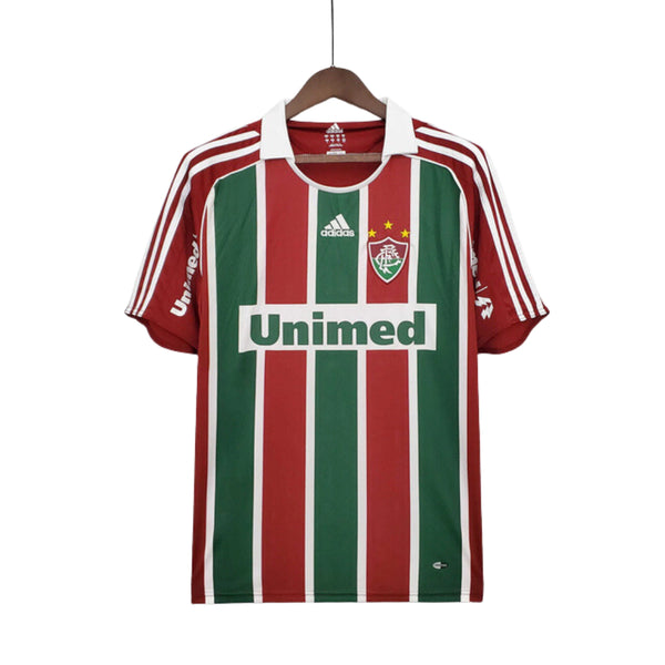 Camisa Fluminense Home 08/09 Retrô - Vinho e Verde