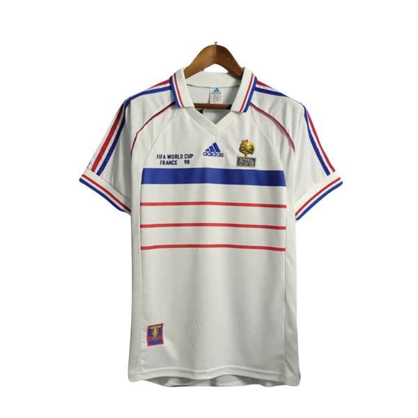 Camisa França Away 1998 Retrô - Branca