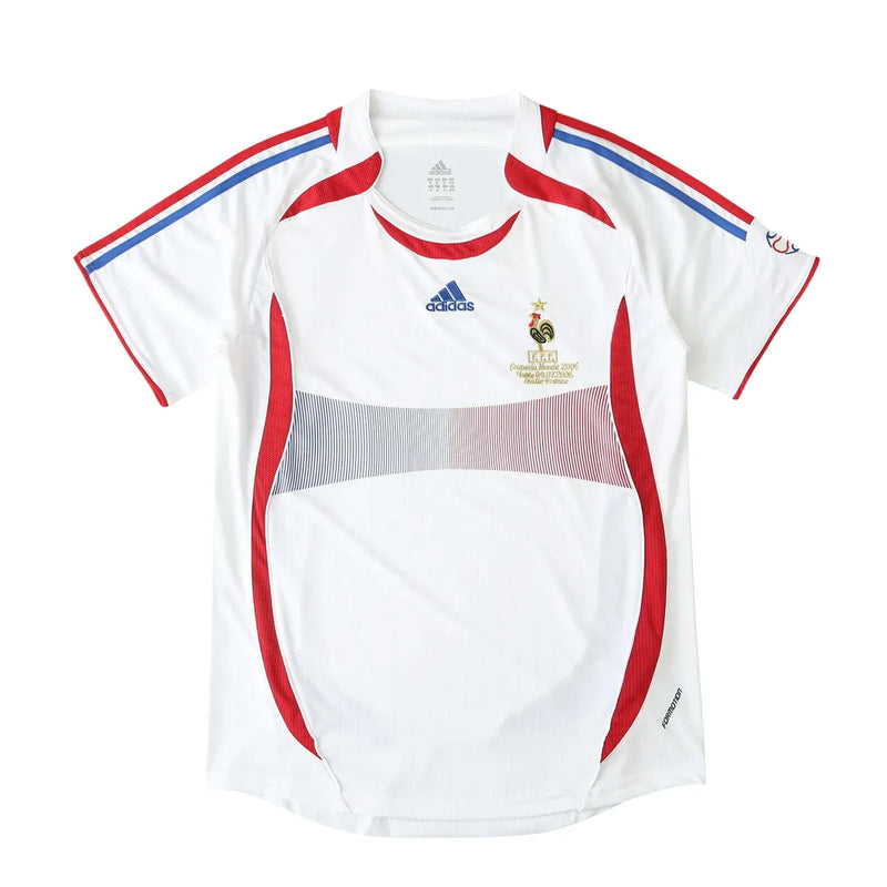 Camisa França Away 2006 Retrô - Branca