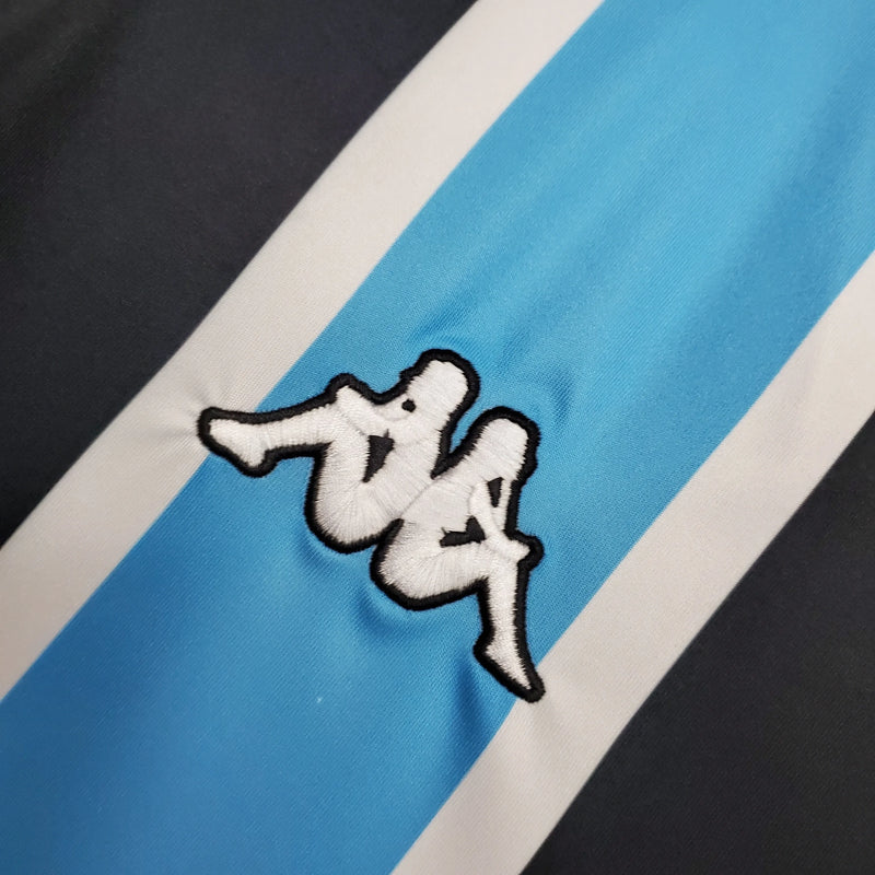 Camisa Grêmio Home 2000 Retrô - Azul e Preta