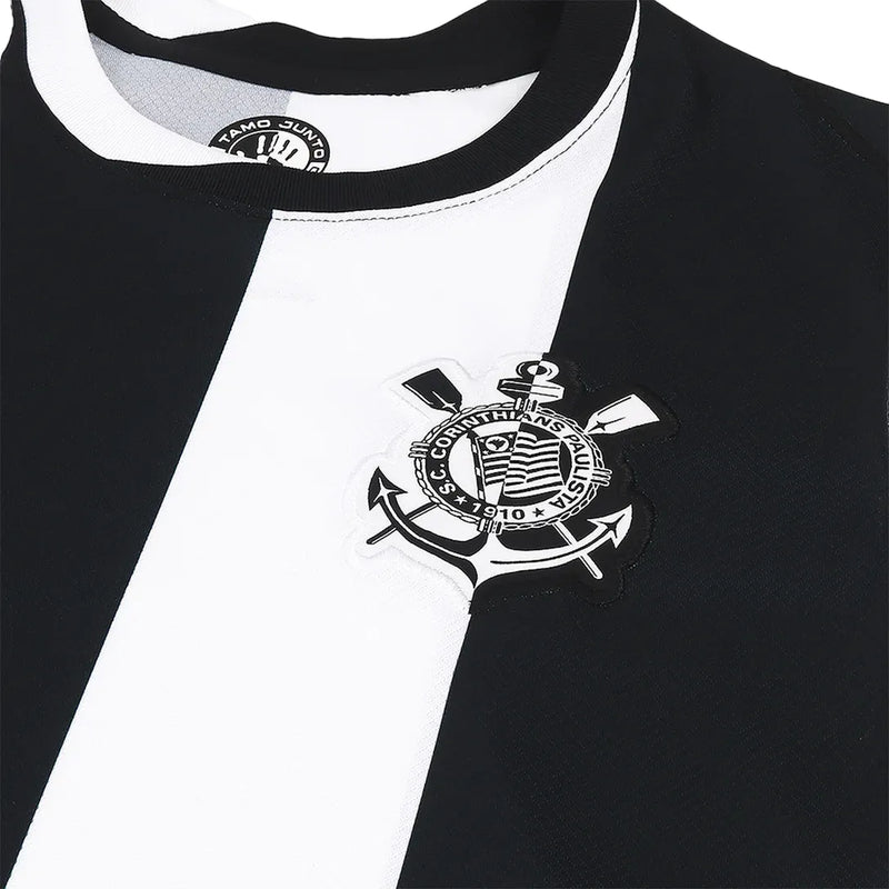 Camisa Corinthians Feminina Third 24/25 - Preta e Branca