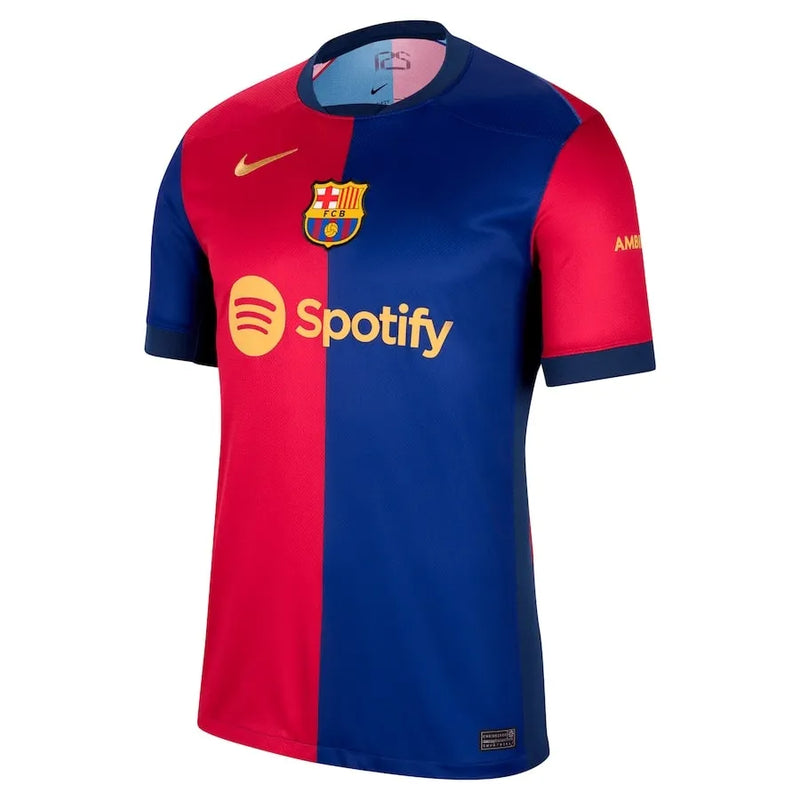 Camisa Barcelona Home 24/25 - Azul e Vermelha