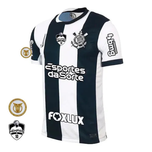 Camisa Corinthians Third 24/25 - Preta e Branca