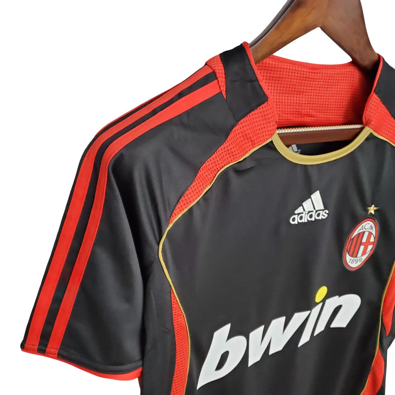 Camisa Milan Third 06/07 Retrô - Preta