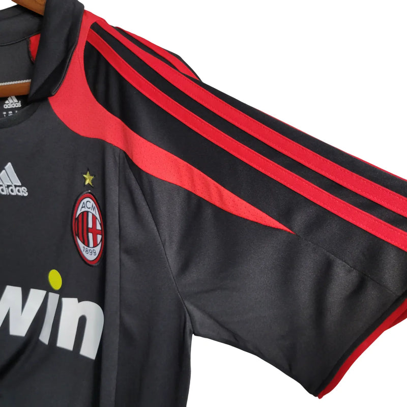 Camisa Milan Third 07/08 Retrô - Preta