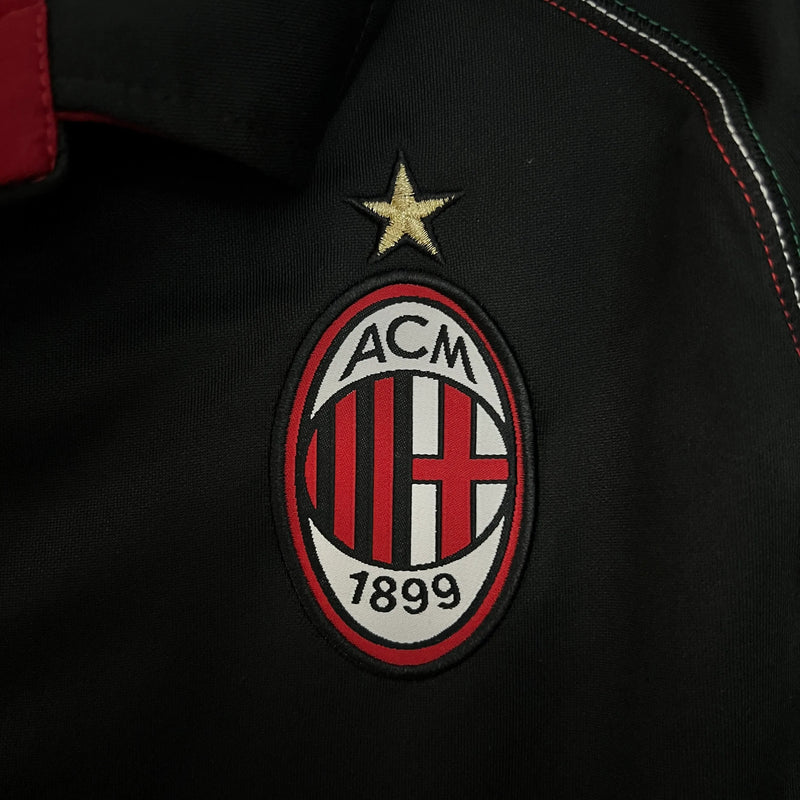 Camisa Milan Third 12/13 Retrô - Preta