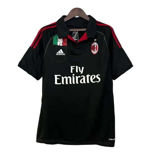 Camisa Milan Third 12/13 Retrô - Preta