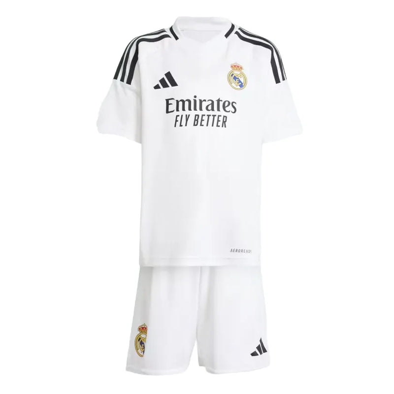 Conjunto Infantil Real Madrid I 24/25 - Branco