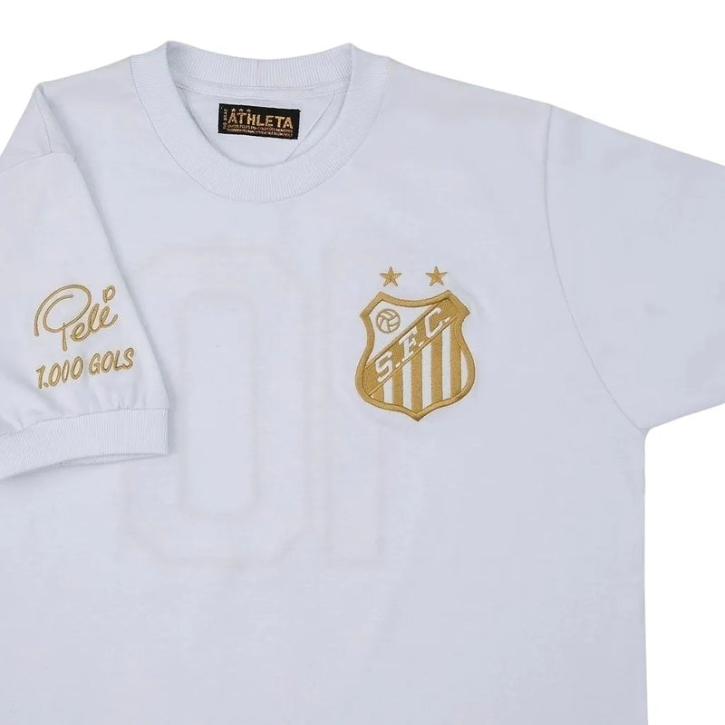 Camisa Santos Pelé 1000 Gols - Branca