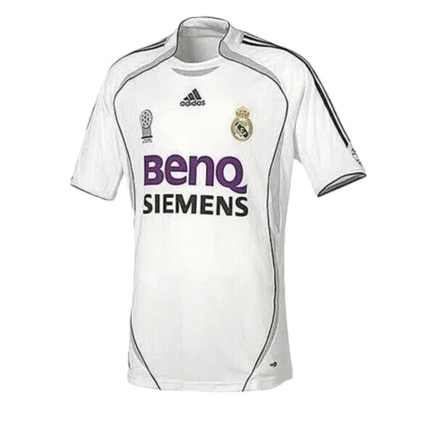 Camisa Real Madrid Home 06/07 Retrô - Branca