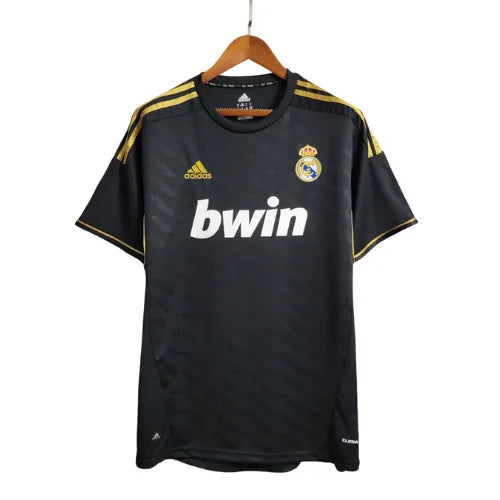 Camisa Real Madrid Away 11/12 Retrô - Preta