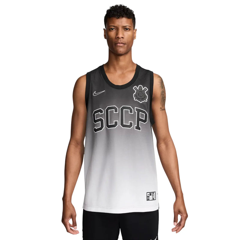Regata Corinthians DNA 25/26 - Preto e Branco
