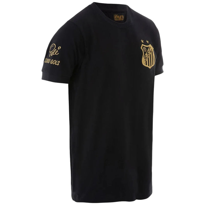 Camisa Santos Pelé 1000 Gols - Preta