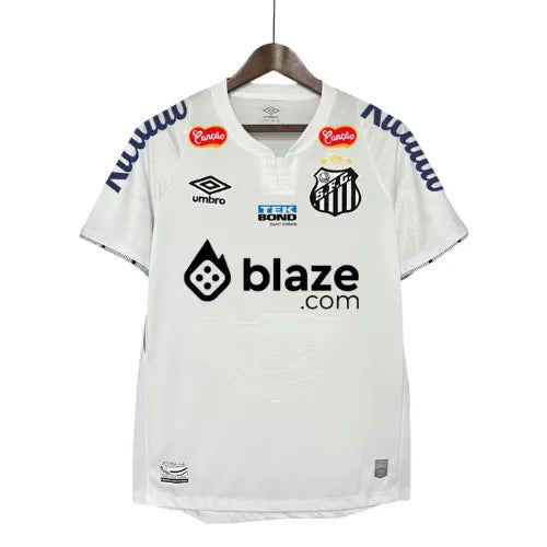 Camisa Santos Home 24/25 - Branca - C/ Patrocínio