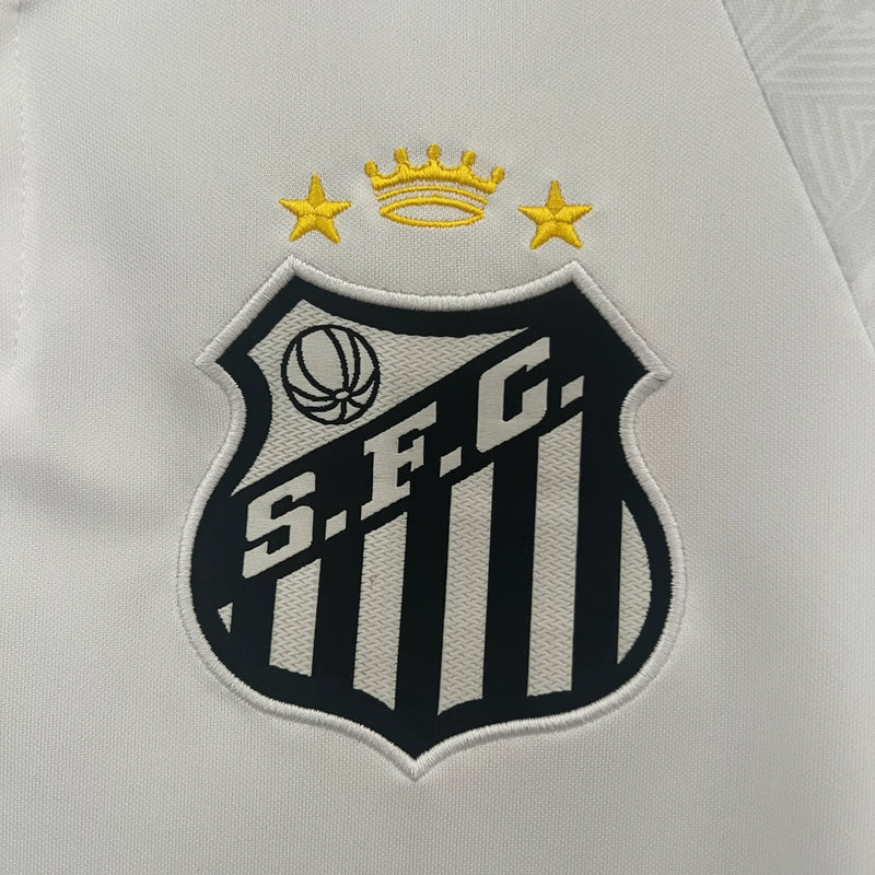 Camisa Santos Home 24/25 - Branca - C/ Patrocínio