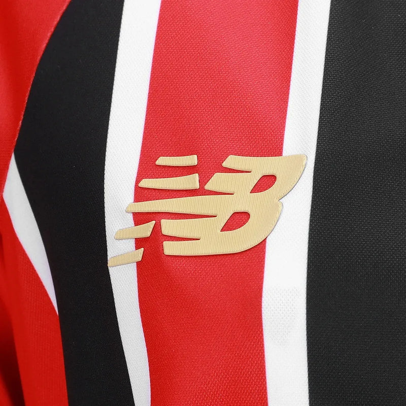 Camisa São Paulo Feminina Away 25/26 - Vermelha e Preta