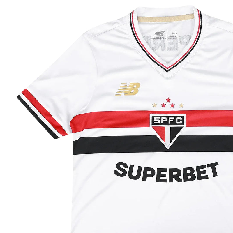 Camisa São Paulo Feminina Home 25/26 - Branca