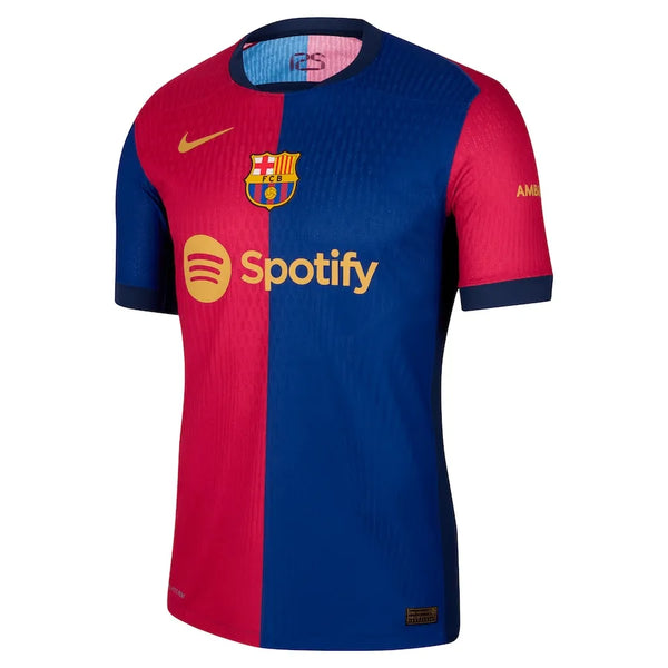 Camisa Barcelona Home 24/25 Jogador - Azul e Vermelha