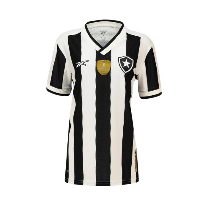 Camisa Botafogo Feminina Home 24/25 - Preta e Branca