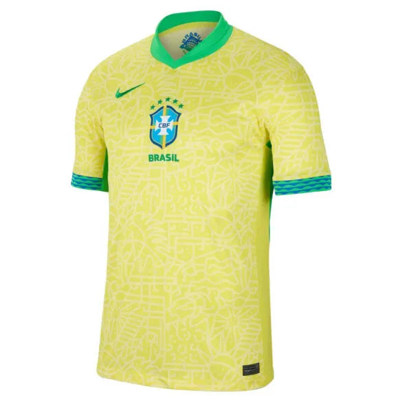 Camisa Brasil Home 2024 - Amarela