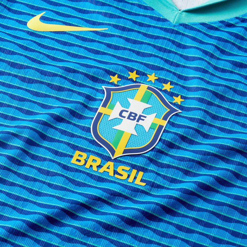 Camisa Brasil Away 2024 Jogador - Azul