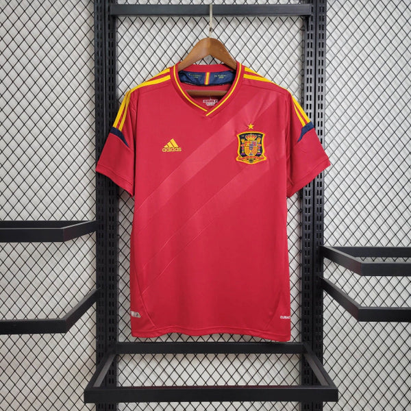 Camisa Espanha Home 2012 Retrô - Vermelha