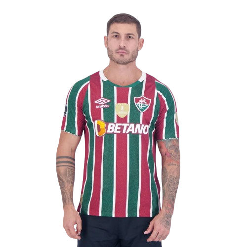 Camisa Fluminense Home 24/25 - Vinho e Verde