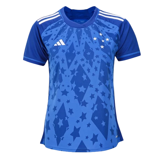 Camisa Cruzeiro Home Feminina 24/25 - Azul